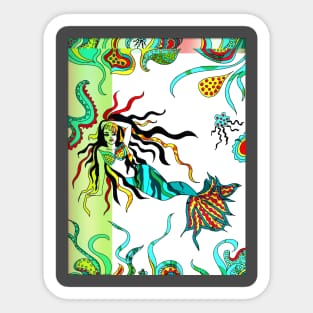 Whimsical Mermaid Sticker